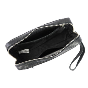 Pierre Cardin YS12 2800 juoda ir raudona odinė sasetė czarny + czerwony