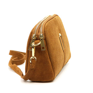 Luka 25-084 kupranugario atspalvio natūralios odos rankinė camel-2