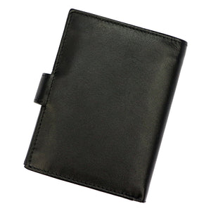 Pierre Cardin TILAK75 326A juoda ir raudona odinė piniginė czarny + czerwony