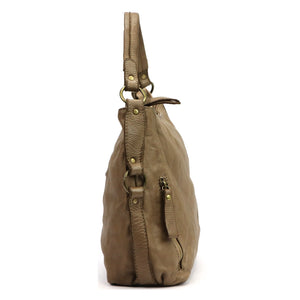 VS 070-420 taupe natūralios odos rankinė taupe