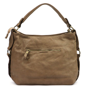 VS 070-420 taupe natūralios odos rankinė taupe