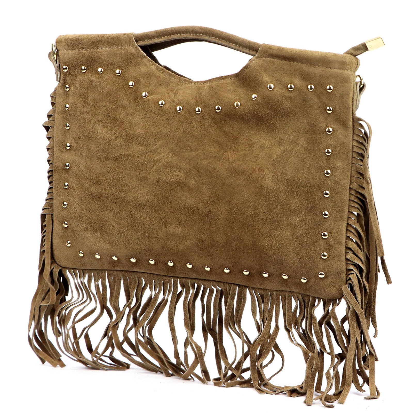 Luka 25-018 taupe natūralios odos rankinė taupe