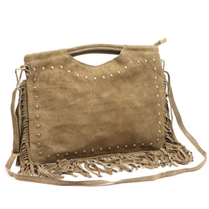 Luka 25-018 taupe natūralios odos rankinė taupe