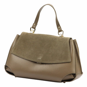Camilla PREMIUM 10.021 taupe natūralios odos rankinė taupe