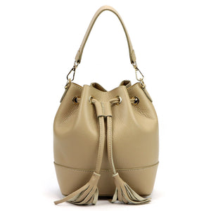 Luka 26-114 DOLLARO natūralios odos rankinė, taupe taupe
