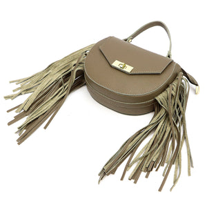 Luka 25-065 DOLLARO natūralios odos rankinė, taupe taupe