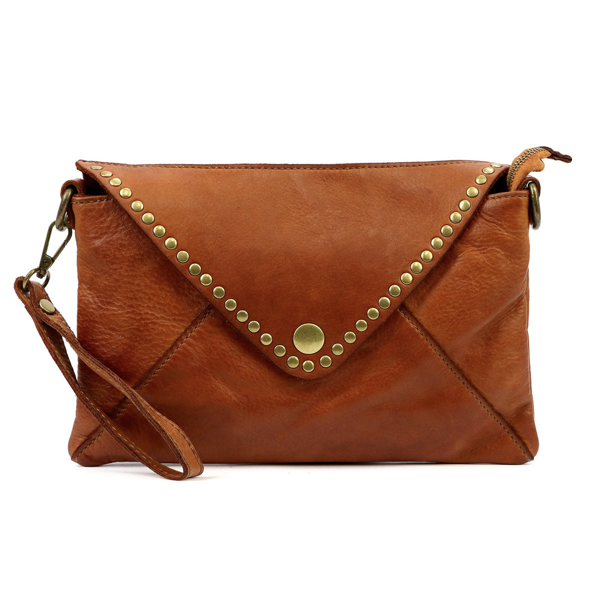 VS 050 natūralios odos rankinė, kupranugario ruda couio (camel-brąz)