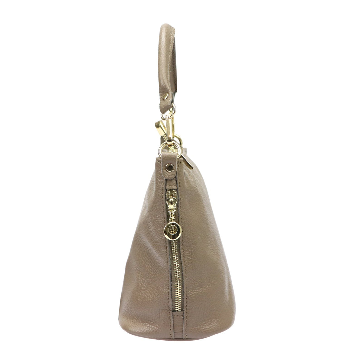 Patrizia 419-040 GOLD pilkai ruda odinė rankinė taupe