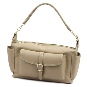 Luka 26-151 DOLLARO taupe natūralios odos rankinė taupe