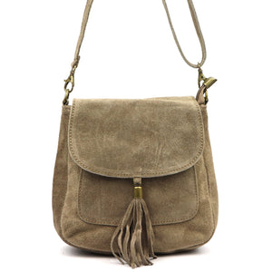 Luka 26-169 taupe natūralios odos rankinė taupe