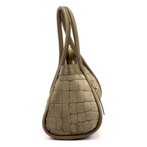 Camilla PREMIUM 10.014 CROCO taupe odinė rankinė taupe