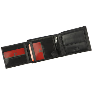 Pierre Cardin TILAK07 325 juoda ir mėlyna piniginė czarny + niebieski