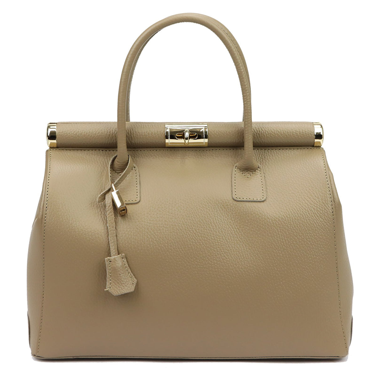 Luka 26-002 DOLLARO taupe natūralios odos rankinė taupe