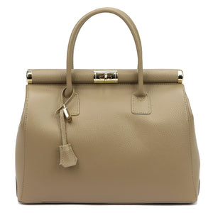 Luka 26-002 DOLLARO taupe natūralios odos rankinė taupe