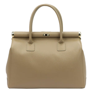 Luka 26-002 DOLLARO taupe natūralios odos rankinė taupe
