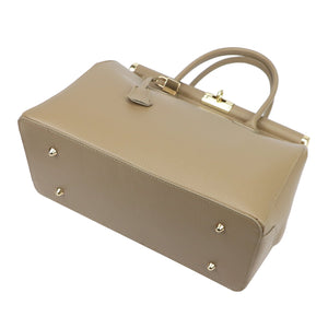 Luka 26-002 DOLLARO taupe natūralios odos rankinė taupe
