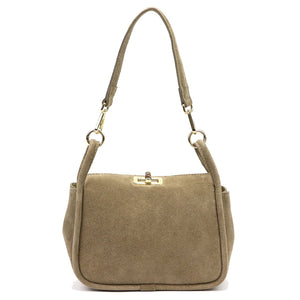 Luka 26-172 taupe natūralios odos rankinė taupe