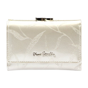 Pierre Cardin 02 LEAF 117 kreminė piniginė cream