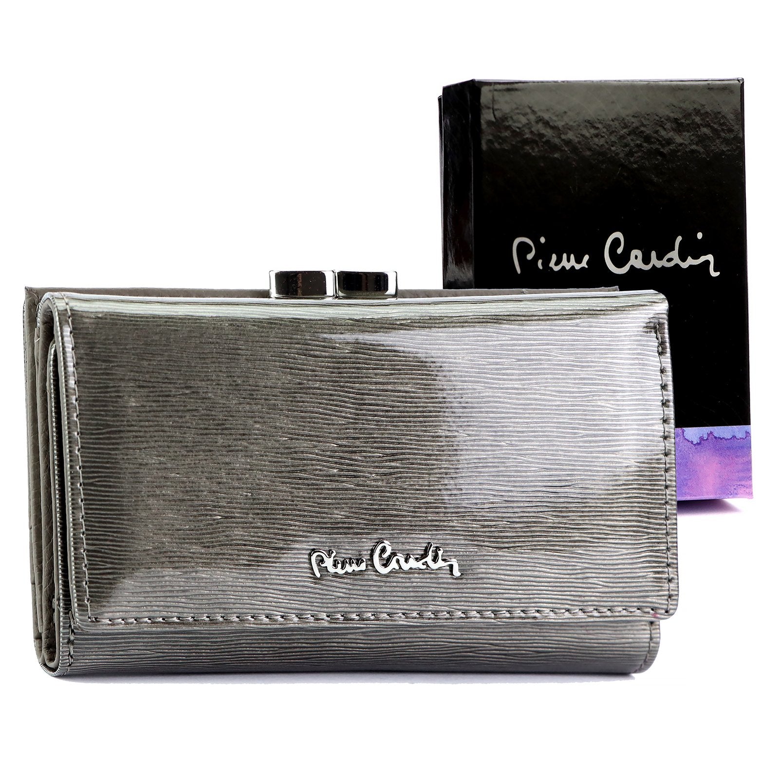 Pierre Cardin 05 LINE 108 pelenų pilka piniginė popiel