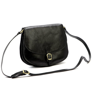Juoda odinė rankinė Florence 21 TAMP czarny