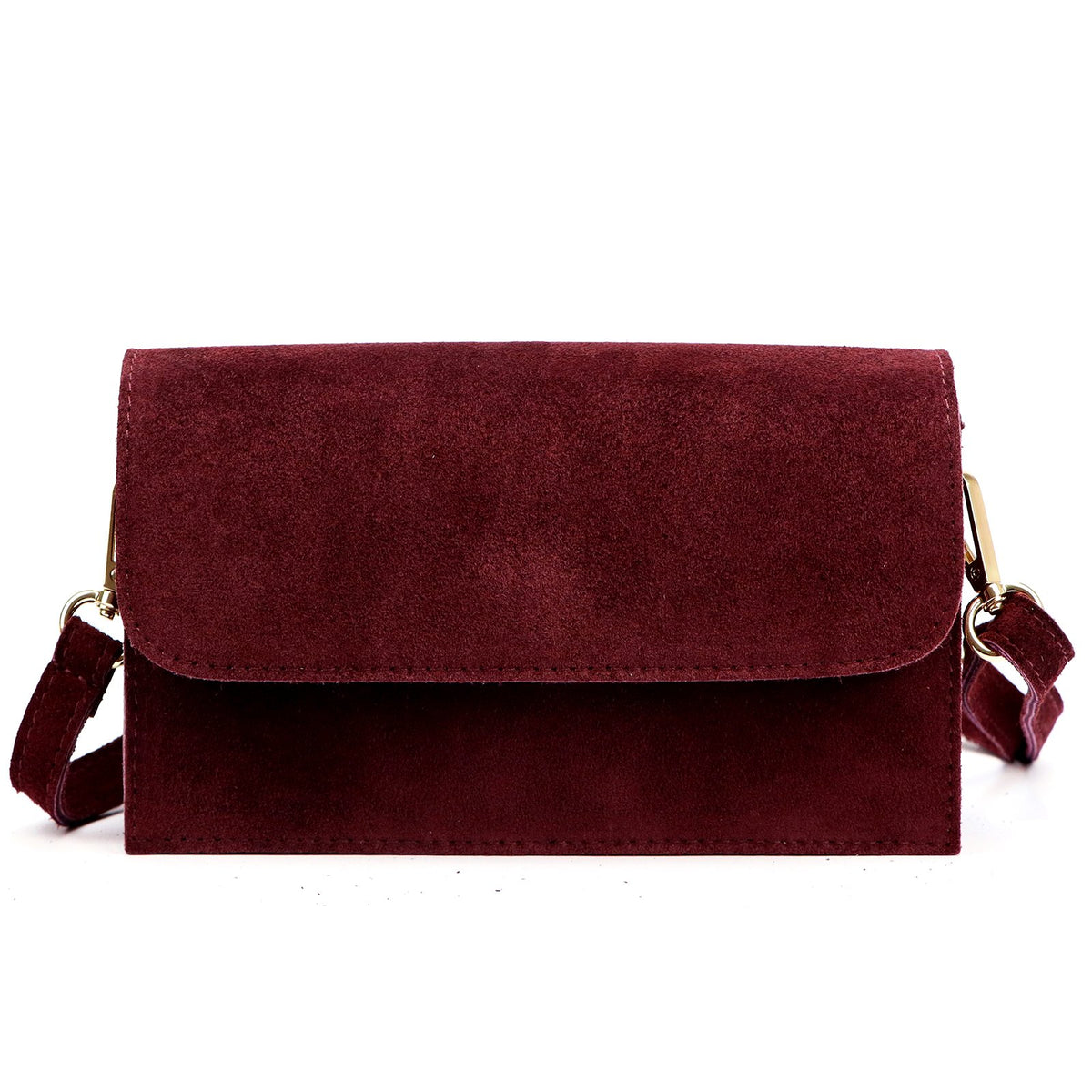 Luka 25-070 bordo spalvos odinė rankinė bordo