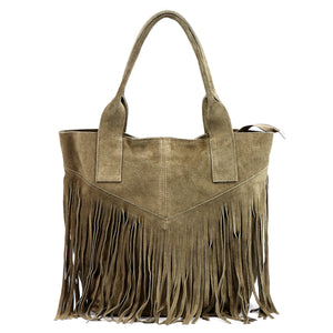 Luka 25-012 taupe natūralios odos rankinė taupe