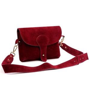 Luka 24-071 D INSTAGRAMKA bordo odinė rankinė bordo