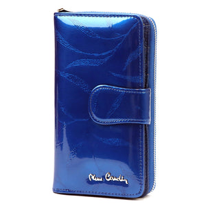 Pierre Cardin 02 LEAF 116 mėlyna piniginė niebieski