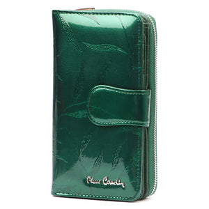 Pierre Cardin 02 LEAF 116 žalia piniginė zielony