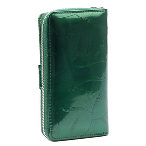 Pierre Cardin 02 LEAF 116 žalia piniginė zielony