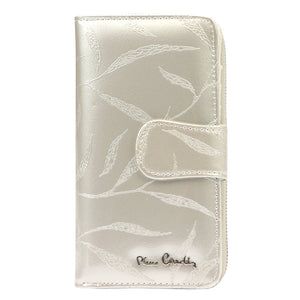 Pierre Cardin 02 LEAF 116 kreminė piniginė cream