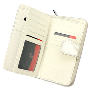 Pierre Cardin 02 LEAF 116 kreminė piniginė cream