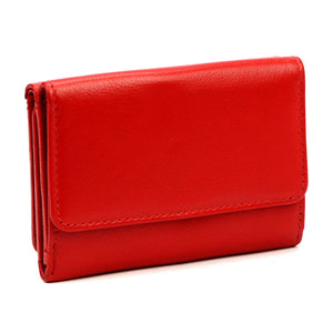Pierre Cardin TILAK161 1835 raudona odinė piniginė czerwony