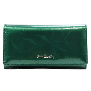 Pierre Cardin 02 LEAF 114 žalia piniginė zielony