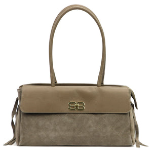 Luka 26-163 taupe natūralios odos rankinė taupe