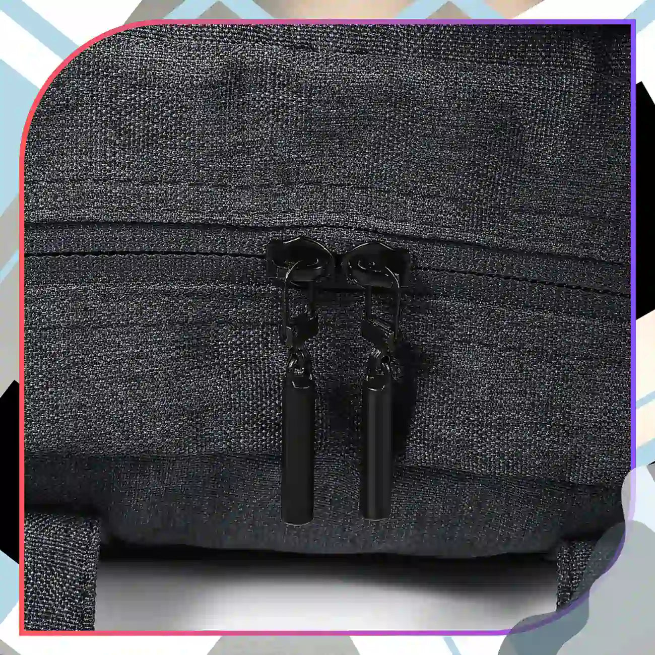 Melni metāla rāvējslēdzēja atvilktnes, 5 gab.