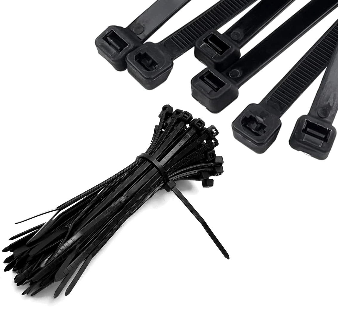 Kabeļu saites 100x2,5 mm 100 gab. B8, melnas