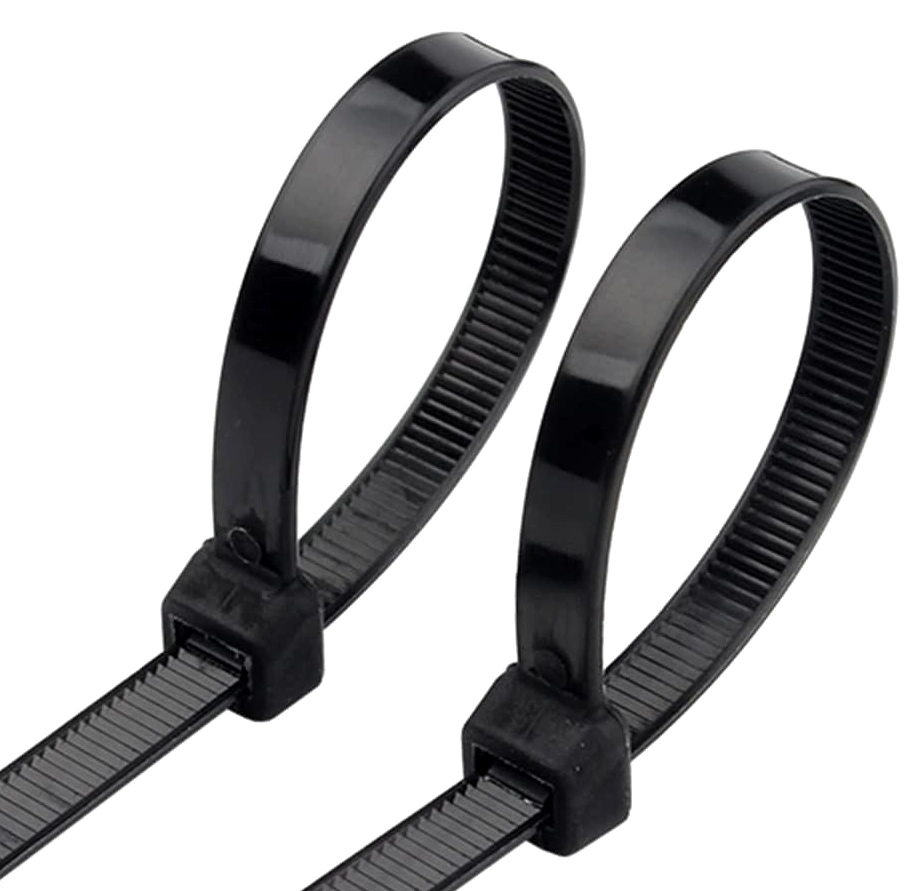 Kabeļu saites 200x3,6 mm 100 gab. B6, melnas