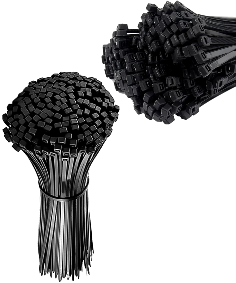 Kabeļu saites 200x4,8 mm 100 gab. B5, melnas