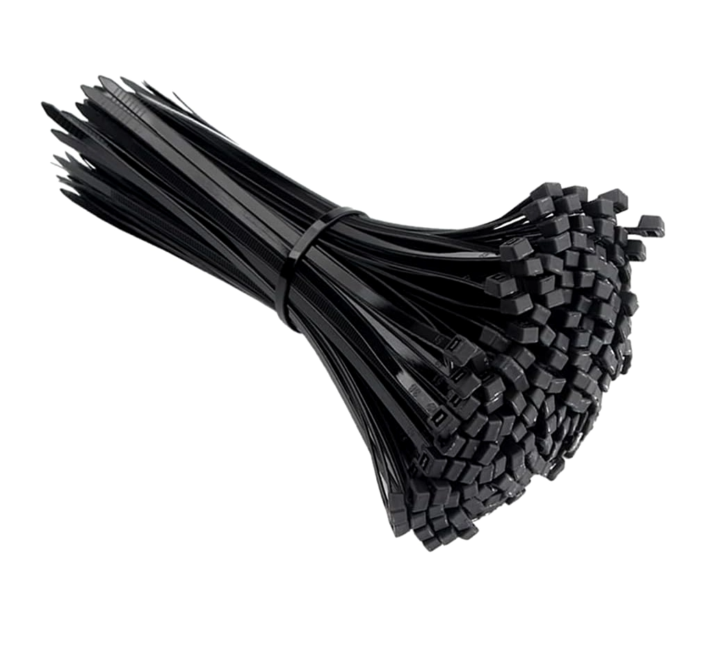 Kabeļu saites 200x4,8 mm 100 gab. B5, melnas