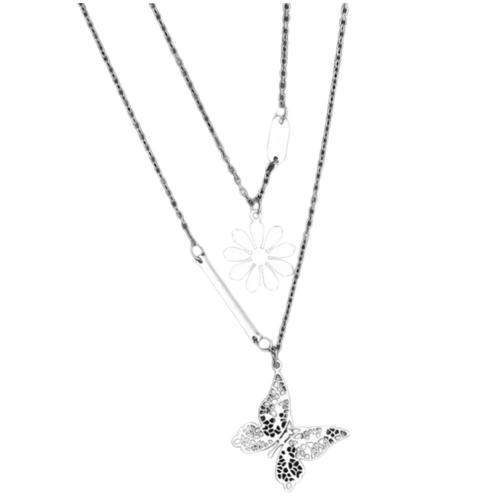 Sieviešu kaklarota B16, sudrabs