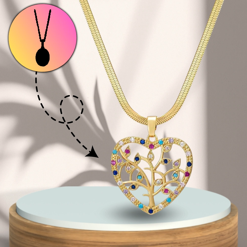 Sieviešu kaklarota B17, zelta krāsā