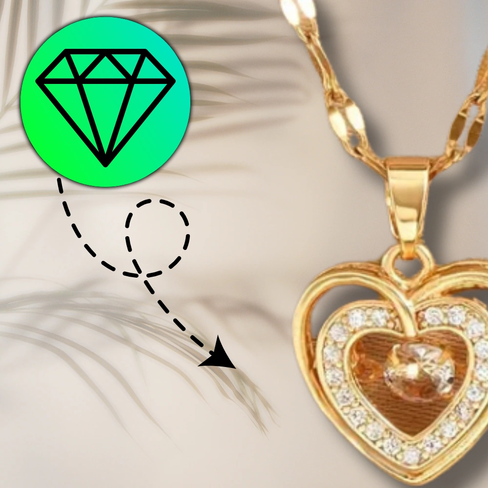 Sieviešu kaklarota B20, zelta krāsā