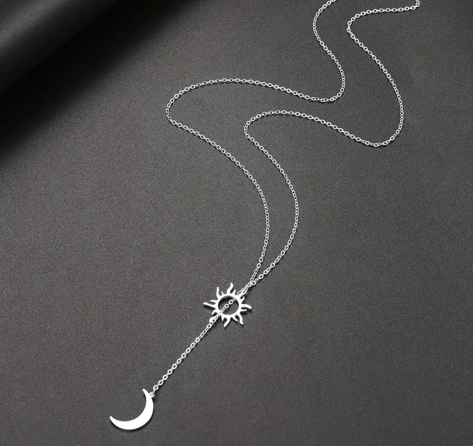 Sieviešu kaklarota B6, sudraba krāsā