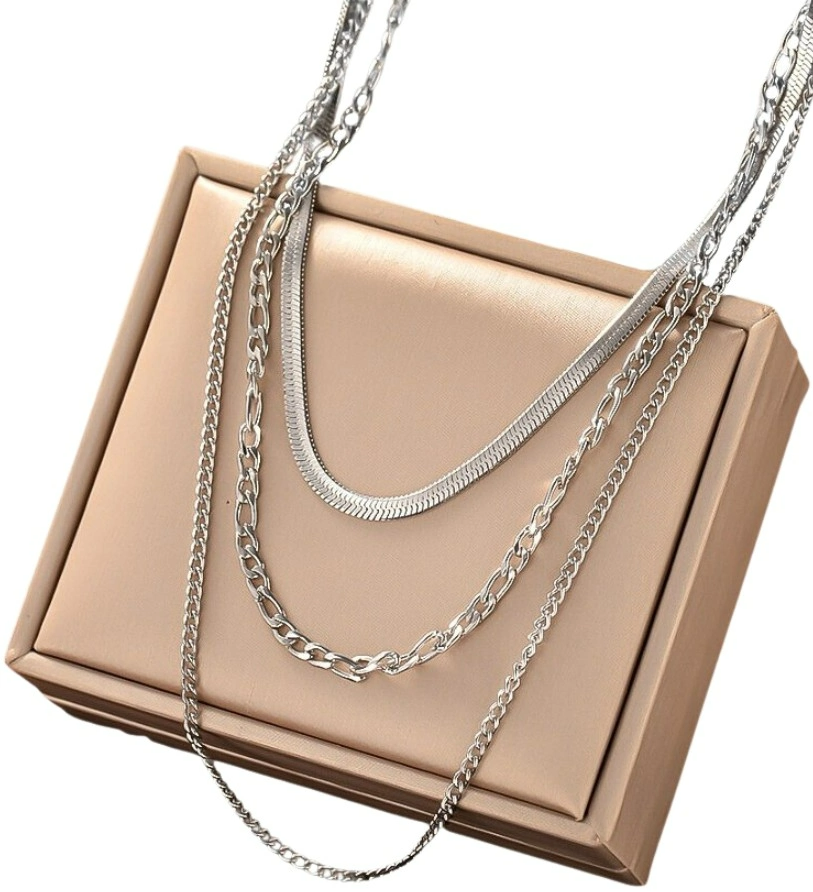 Sieviešu kaklarota C85, sudraba krāsā