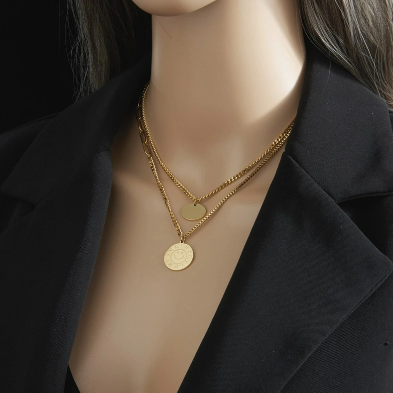 Sieviešu kaklarota C92, zelta krāsā