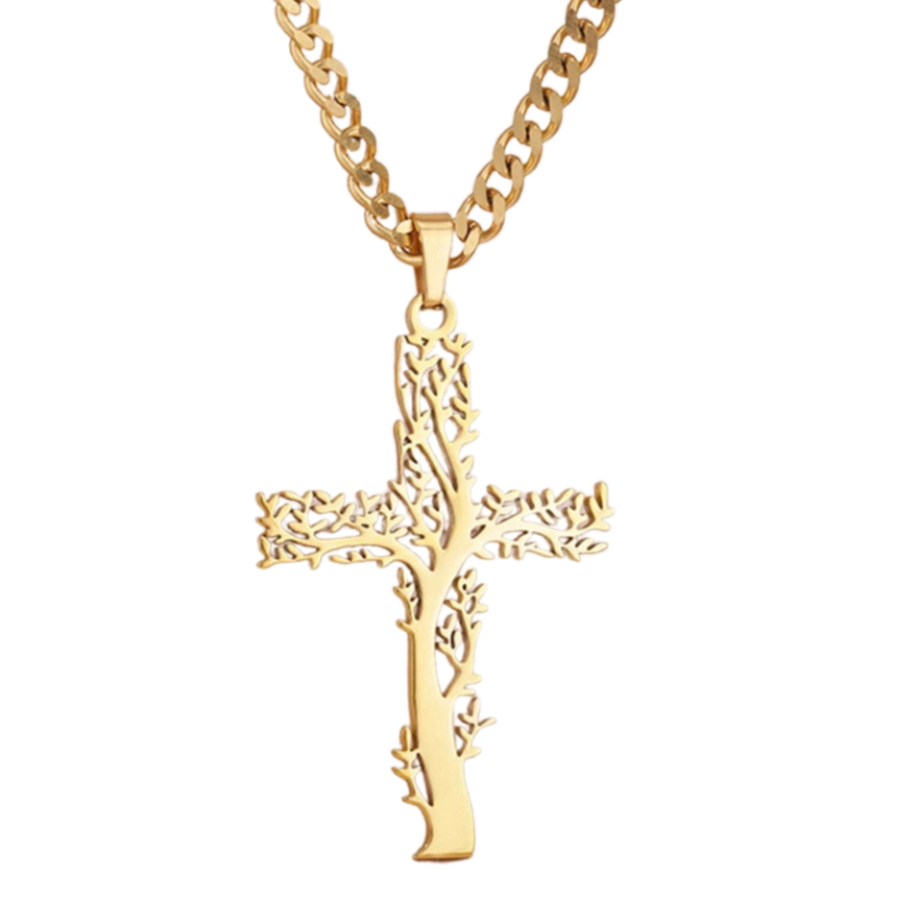 Vīriešu kaklarota B15, zelta krāsā