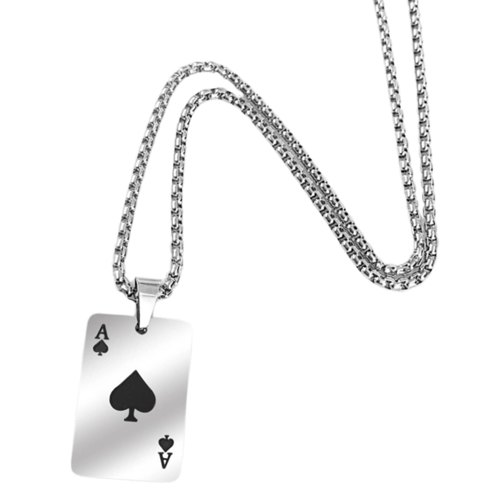 Vīriešu kaklarota B25, sudrabs