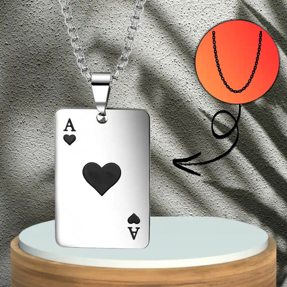 Vīriešu kaklarota B25, sudrabs