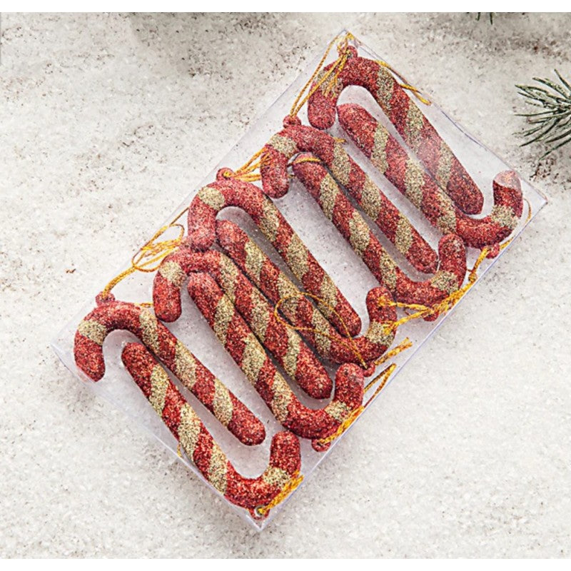 Ziemassvētku eglīšu rotaļlietas 10 gab. S12